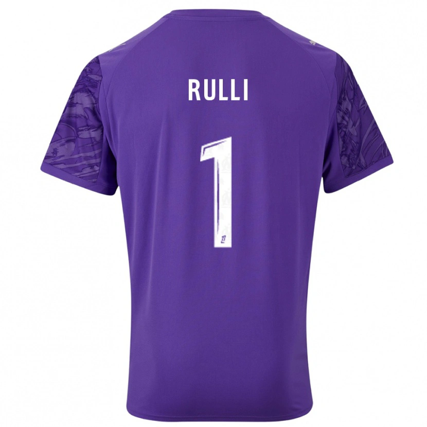 Danxen Women Gerónimo Rulli #1 Purple White Goalkeeper Jersey 2025/26 T-Shirt