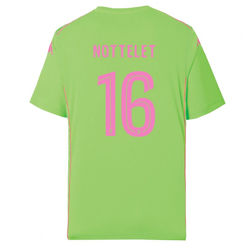 Danxen Women Gillian Nottelet #16 Pale Green Goalkeeper Jersey 2025/26 T-Shirt