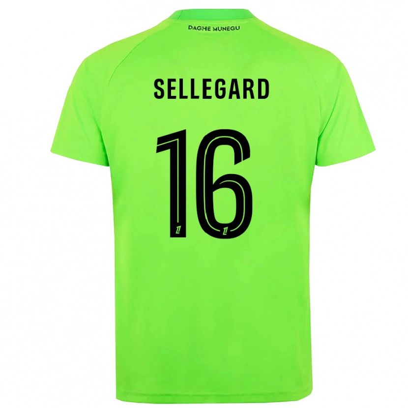 Danxen Women Alexander Sellegard #16 Green Black Goalkeeper Jersey 2025/26 T-Shirt