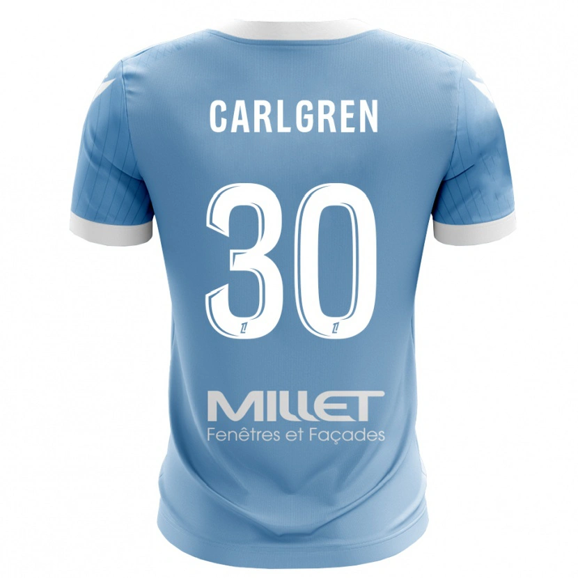 Danxen Women Patrik Carlgren #30 Light Sky Blue Goalkeeper Jersey 2025/26 T-Shirt