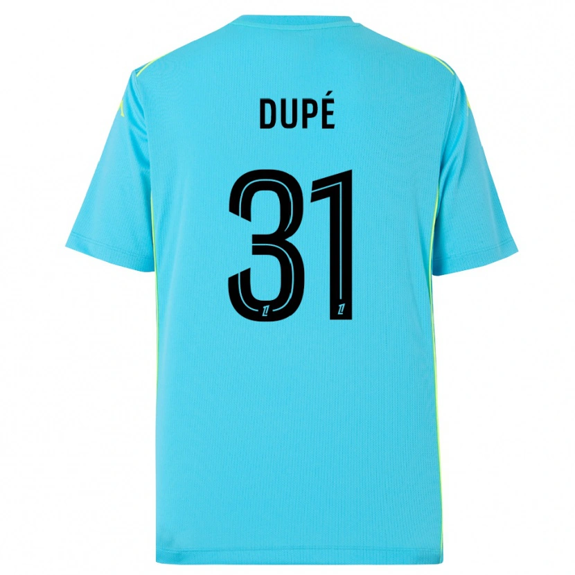 Danxen Women Maxime Dupé #31 Sky Blue Black Goalkeeper Jersey 2025/26 T-Shirt