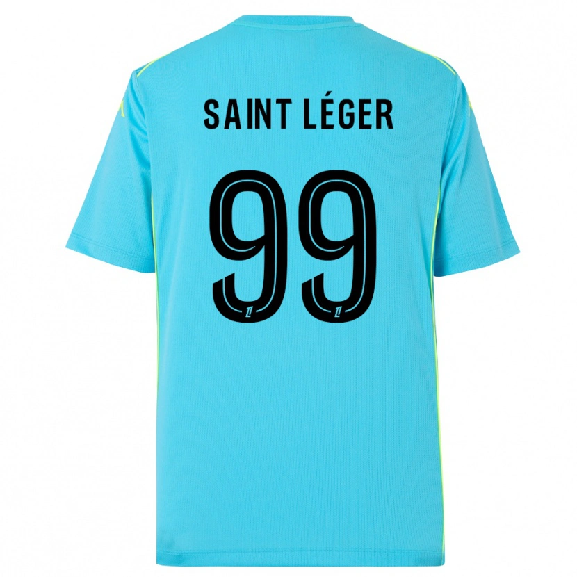 Danxen Women Maureen Saint Léger #99 Sky Blue Black Goalkeeper Jersey 2025/26 T-Shirt