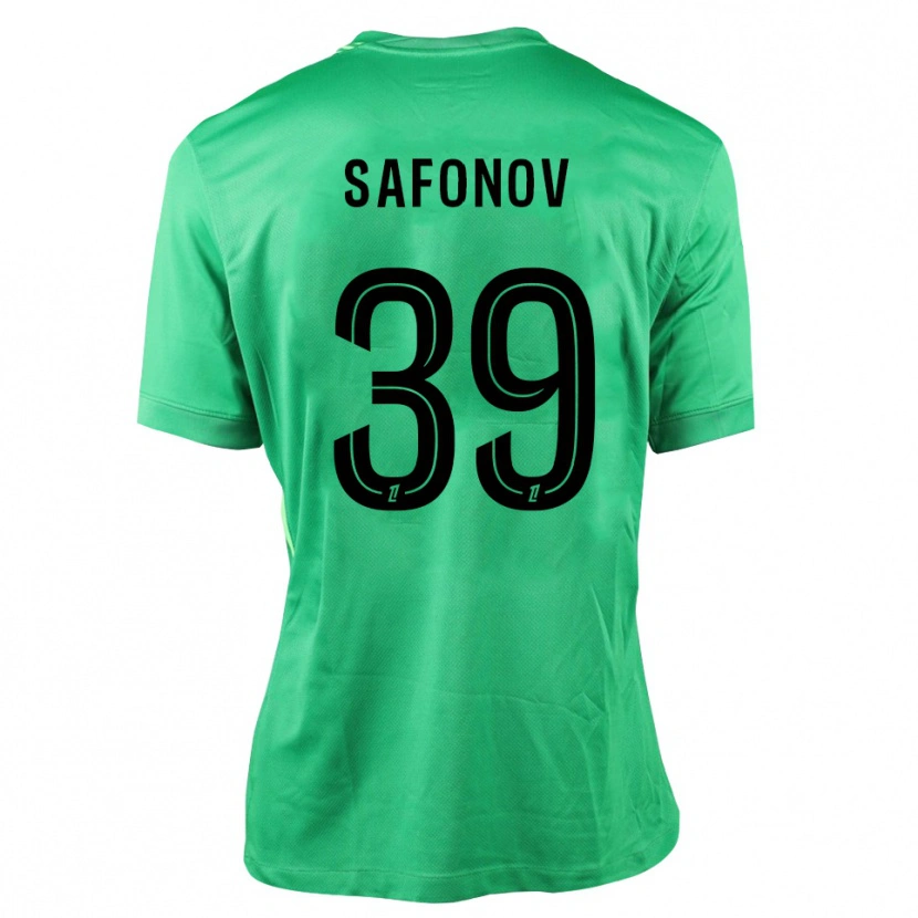 Danxen Women Matvey Safonov #39 Green Black Goalkeeper Jersey 2025/26 T-Shirt