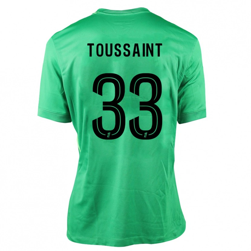 Danxen Women Océane Toussaint #33 Green Black Goalkeeper Jersey 2025/26 T-Shirt