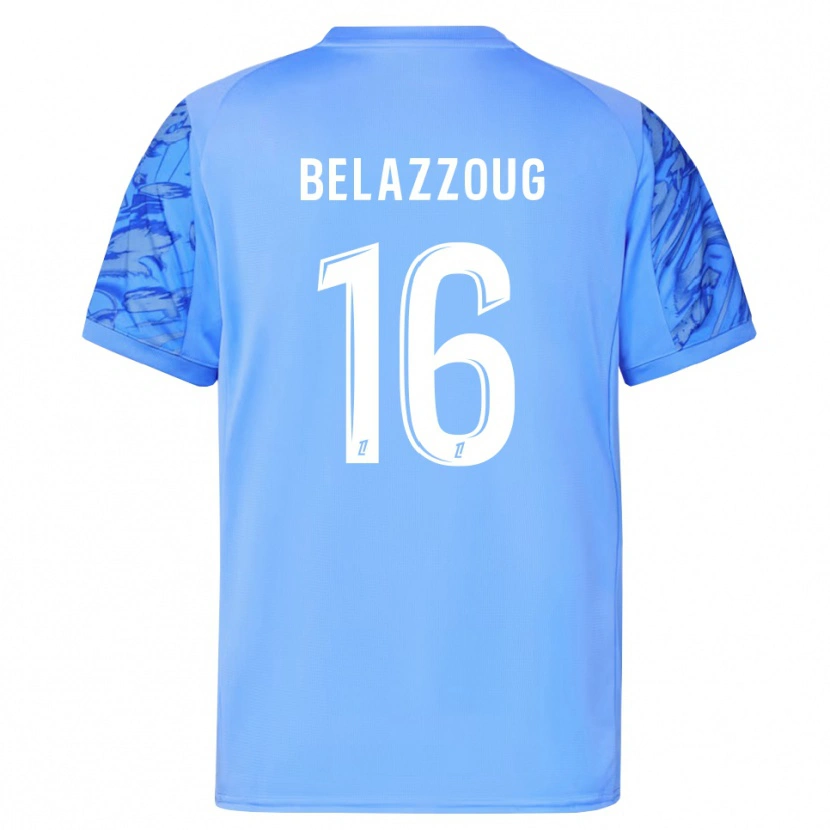 Danxen Women Kilian Belazzoug #16 Blue White Goalkeeper Jersey 2025/26 T-Shirt