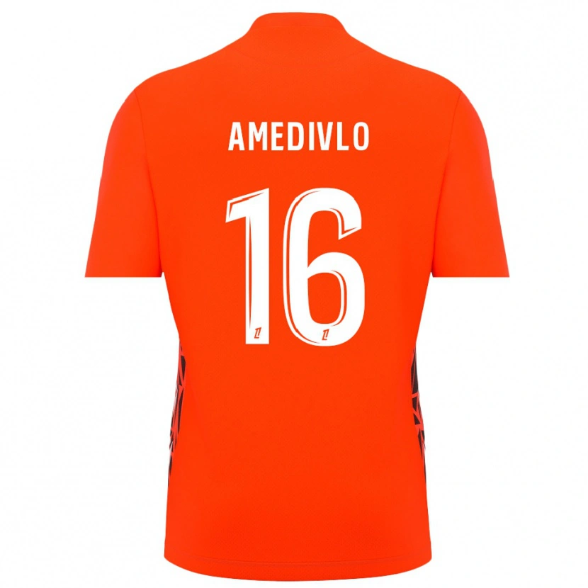Danxen Women Rayann Amedivlo #16 Orange White Goalkeeper Jersey 2025/26 T-Shirt