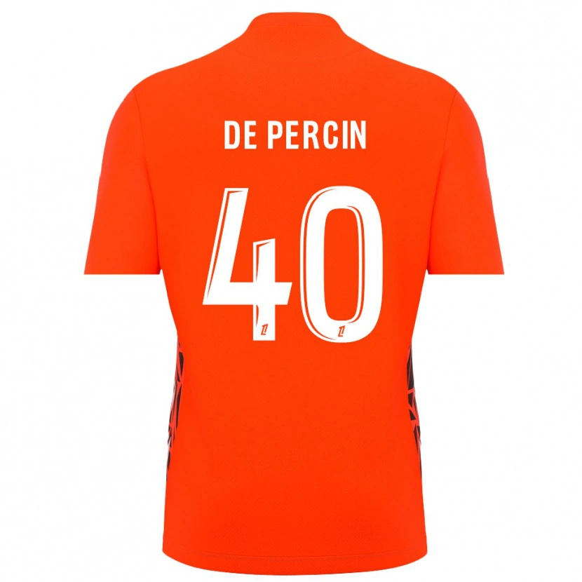Danxen Women Théo De Percin #40 Orange White Goalkeeper Jersey 2025/26 T-Shirt