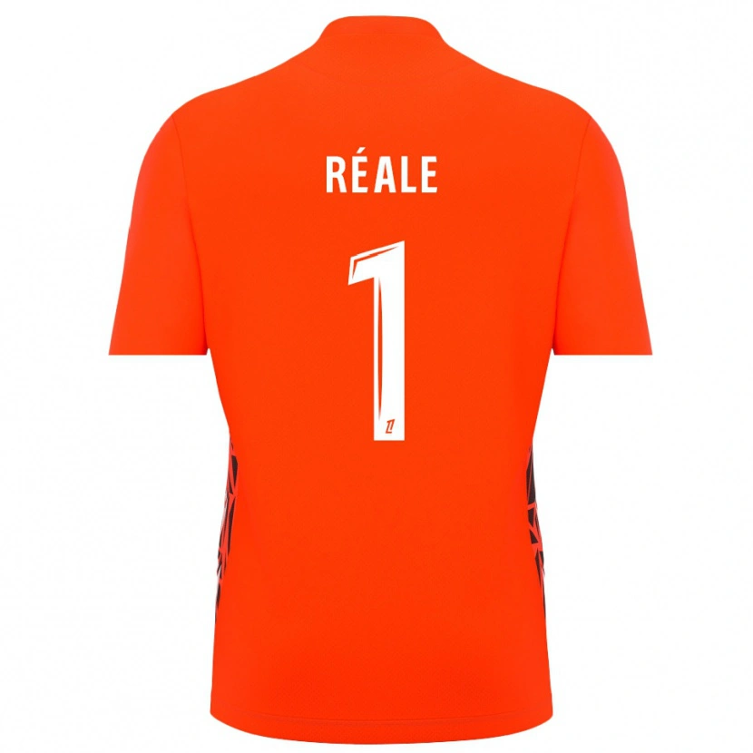 Danxen Women Pierre Réale #1 Orange White Goalkeeper Jersey 2025/26 T-Shirt