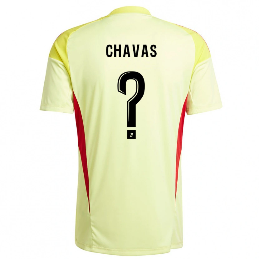 Danxen Women Mylène Chavas #0 Light Yellow Black Goalkeeper Jersey 2025/26 T-Shirt
