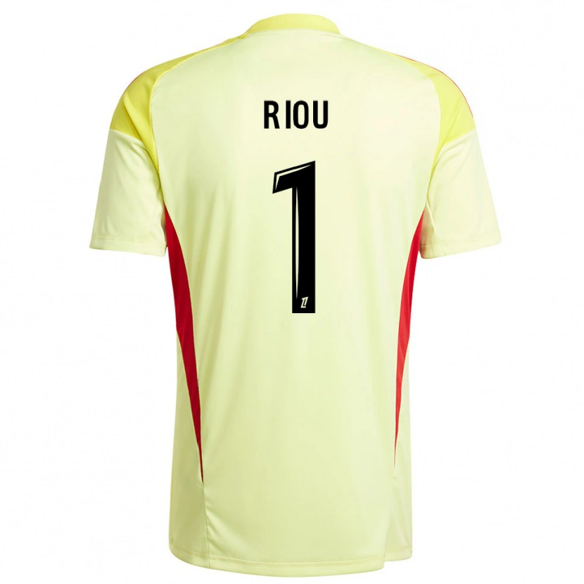 Danxen Women Rémy Riou #1 Light Yellow Black Goalkeeper Jersey 2025/26 T-Shirt