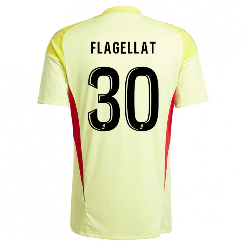 Danxen Women Alizée Flagellat #30 Light Yellow Black Goalkeeper Jersey 2025/26 T-Shirt