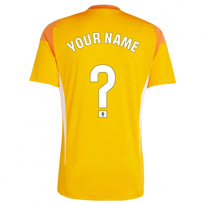 Danxen Women Real Zaragoza Dark Orange Yellow Goalkeeper Jersey 2025/26 T-Shirt