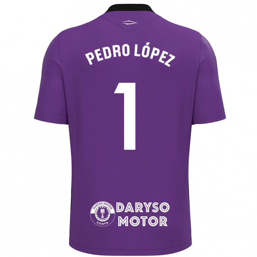 Danxen Women Pedro López #1 Purple White Goalkeeper Jersey 2025/26 T-Shirt