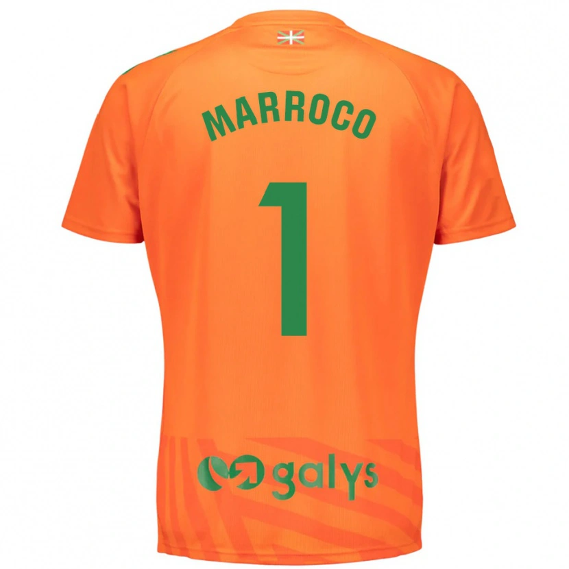 Danxen Women Marc Marroco #1 Orange Green Goalkeeper Jersey 2025/26 T-Shirt