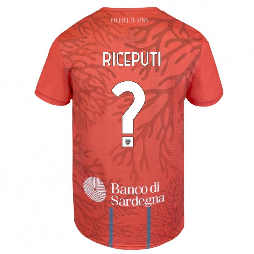 Danxen Women Davide Riceputi #0 Orange Red White Goalkeeper Jersey 2025/26 T-Shirt
