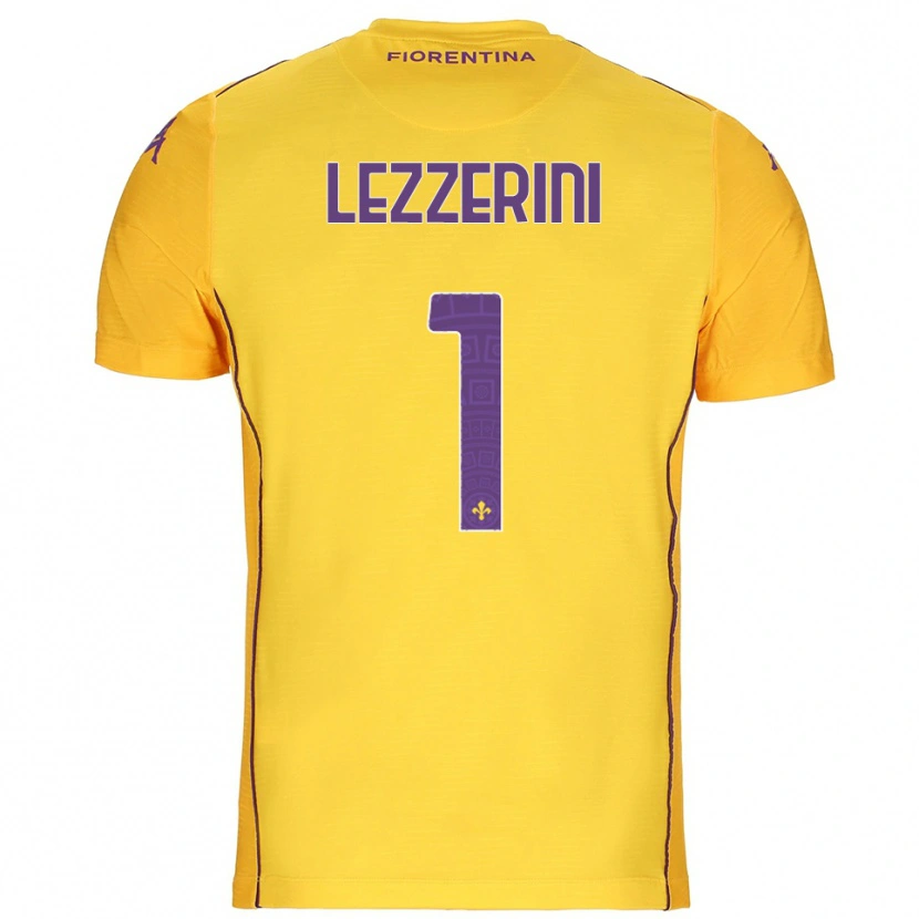 Danxen Women Luca Lezzerini #1 Orange Yellow Purple Goalkeeper Jersey 2025/26 T-Shirt