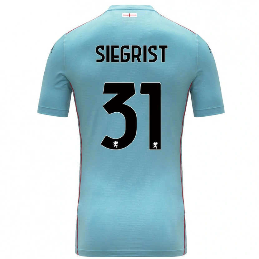 Danxen Women Benjamin Siegrist #31 Blue Grey Goalkeeper Jersey 2025/26 T-Shirt