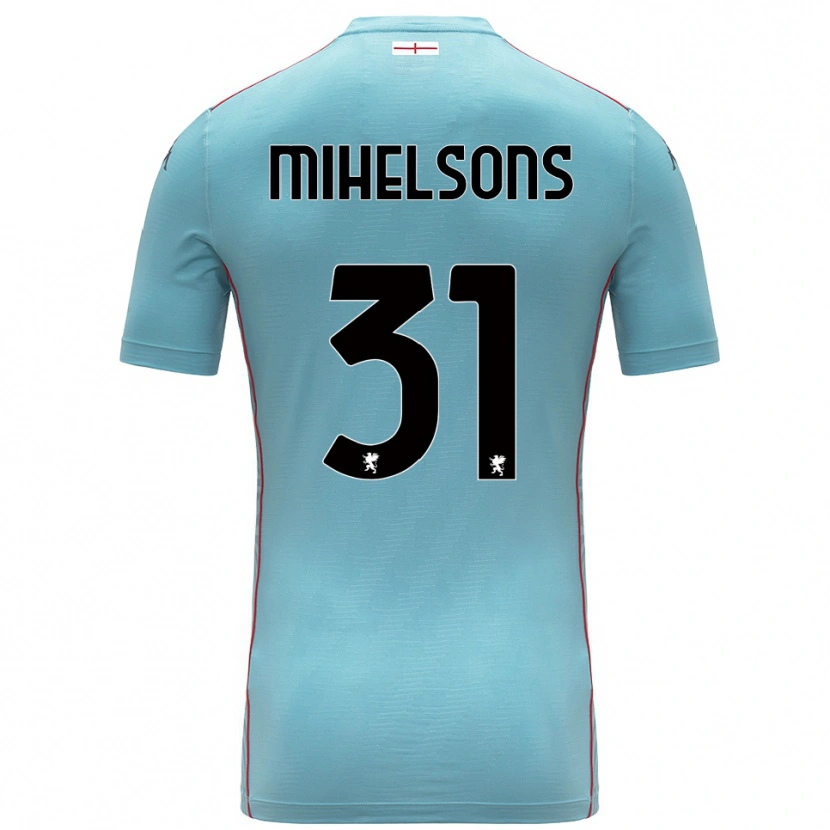 Danxen Women Rendijs Mihelsons #31 Blue Grey Goalkeeper Jersey 2025/26 T-Shirt