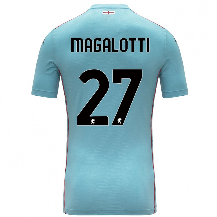 Danxen Women Gabriele Magalotti #27 Blue Grey Goalkeeper Jersey 2025/26 T-Shirt