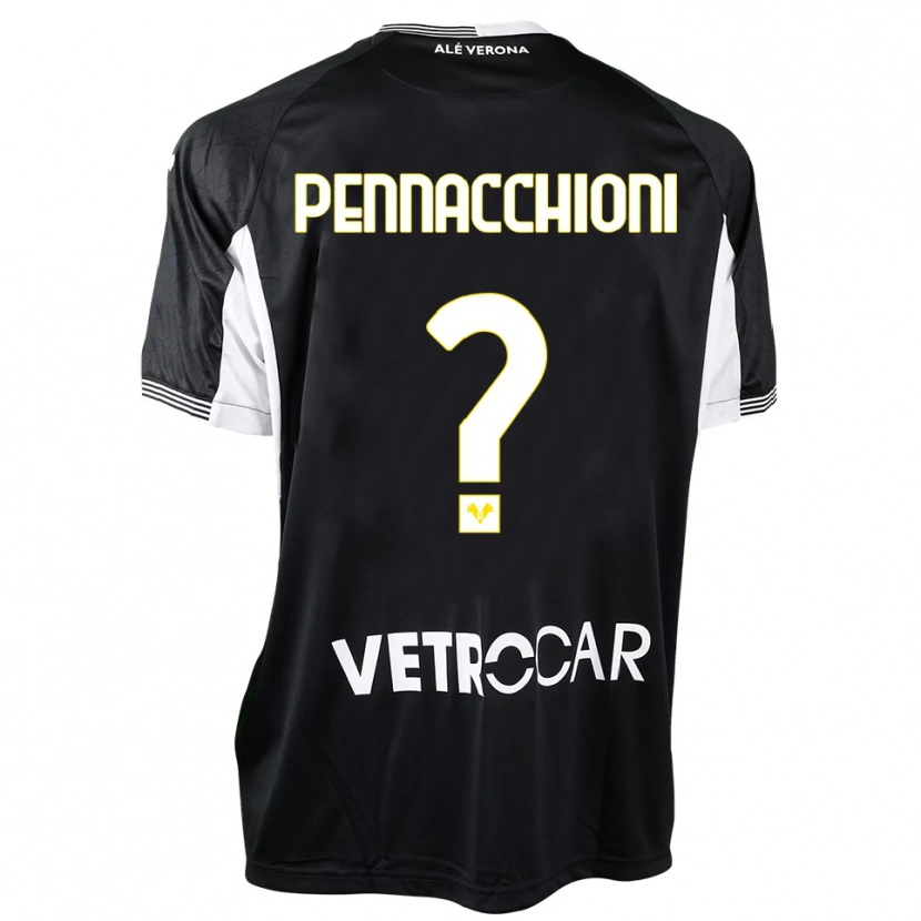 Danxen Women Jacopo Pennacchioni #0 Black White Goalkeeper Jersey 2025/26 T-Shirt