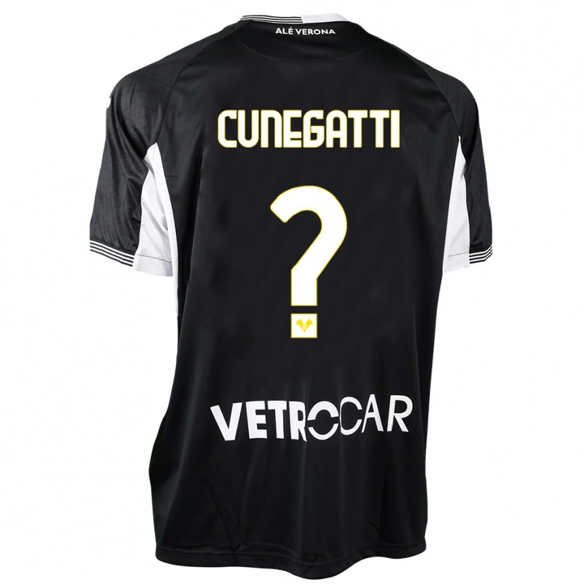 Danxen Women Andrea Cunegatti #0 Black White Goalkeeper Jersey 2025/26 T-Shirt