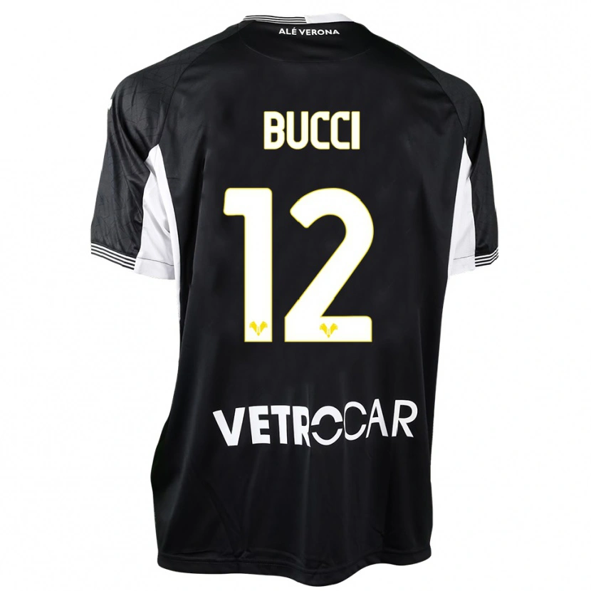 Danxen Women Irene Bucci #12 Black White Goalkeeper Jersey 2025/26 T-Shirt