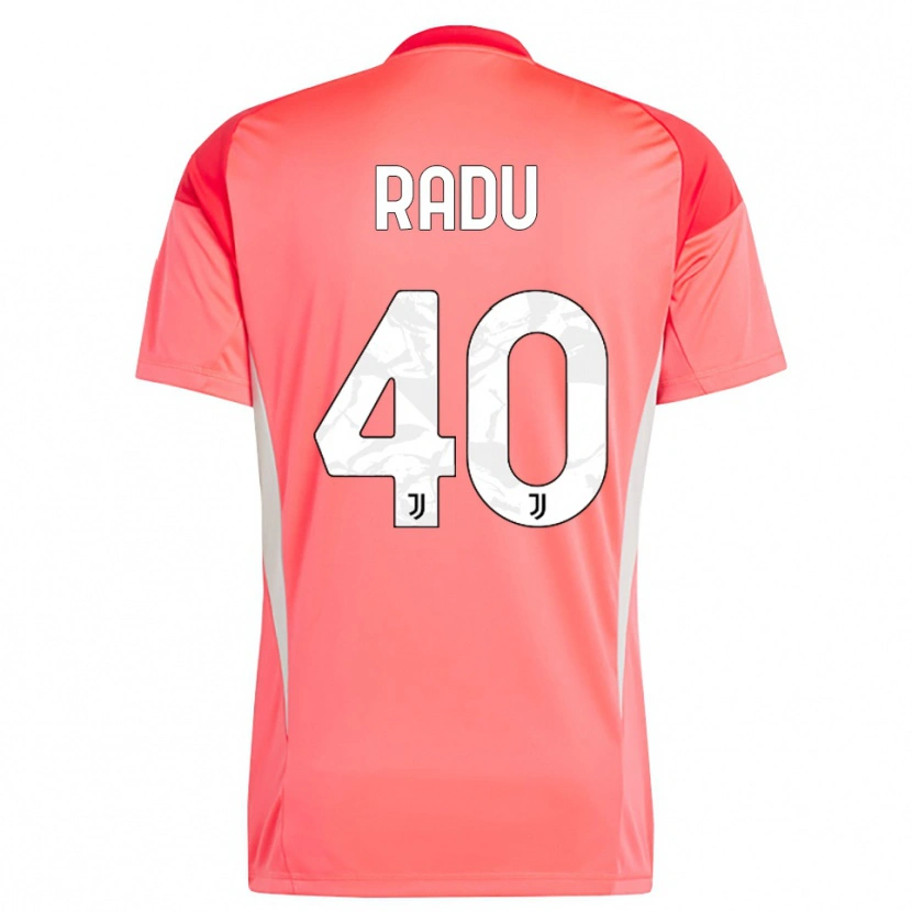 Danxen Women Riccardo Radu #40 Red Orange Goalkeeper Jersey 2025/26 T-Shirt