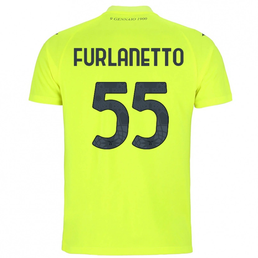 Danxen Women Alessio Furlanetto #55 Fluorescent Green Goalkeeper Jersey 2025/26 T-Shirt