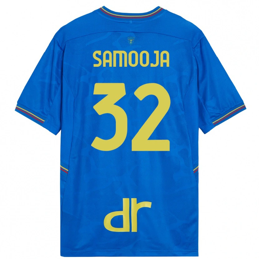 Danxen Women Jasper Samooja #32 Royal Blue Brown Goalkeeper Jersey 2025/26 T-Shirt