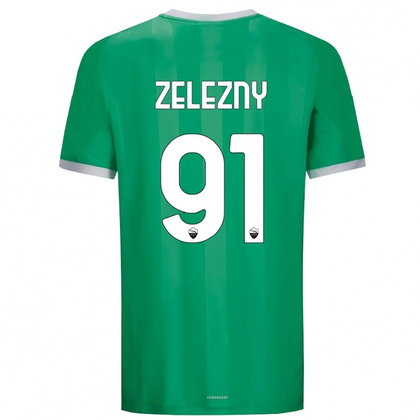 Danxen Women Radoslaw Zelezny #91 Green White Goalkeeper Jersey 2025/26 T-Shirt