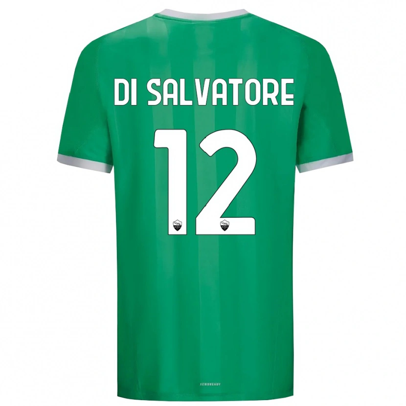 Danxen Women Diego Di Salvatore #12 Green White Goalkeeper Jersey 2025/26 T-Shirt