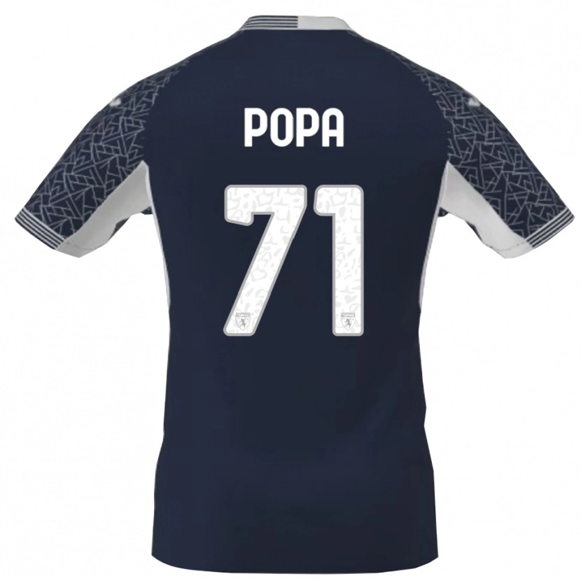 Danxen Women Mihai Popa #71 Blue Blck White Goalkeeper Jersey 2025/26 T-Shirt