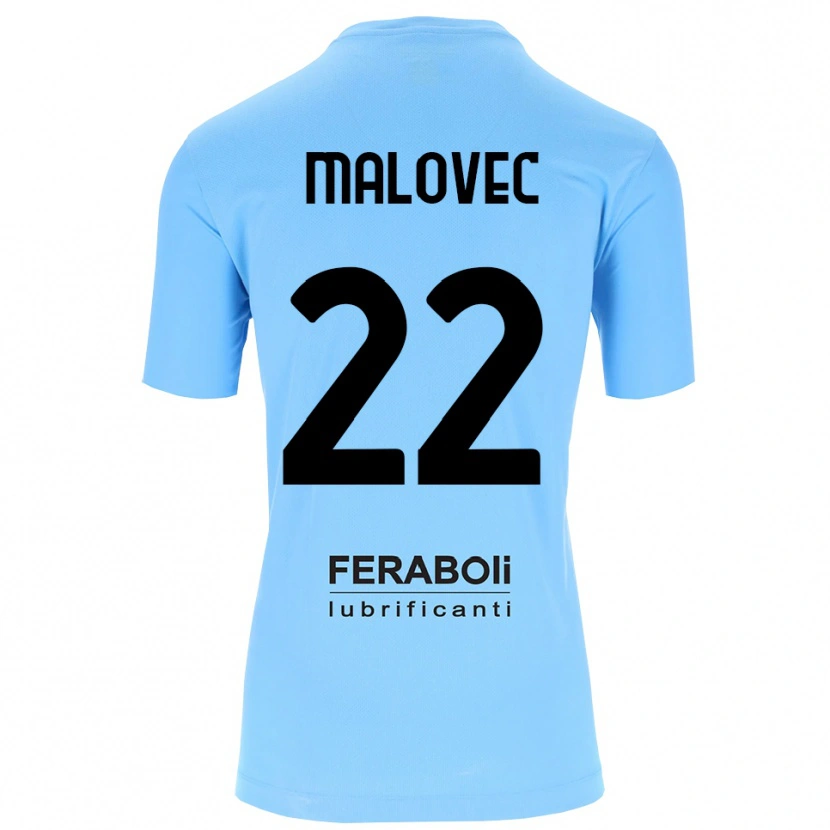 Danxen Women Adrian Malovec #22 Sky Blue Black Goalkeeper Jersey 2025/26 T-Shirt