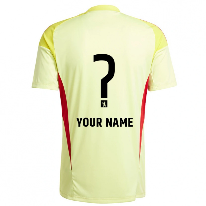 Danxen Women 1. FC Union Berlin Light Yellow Black Goalkeeper Jersey 2025/26 T-Shirt