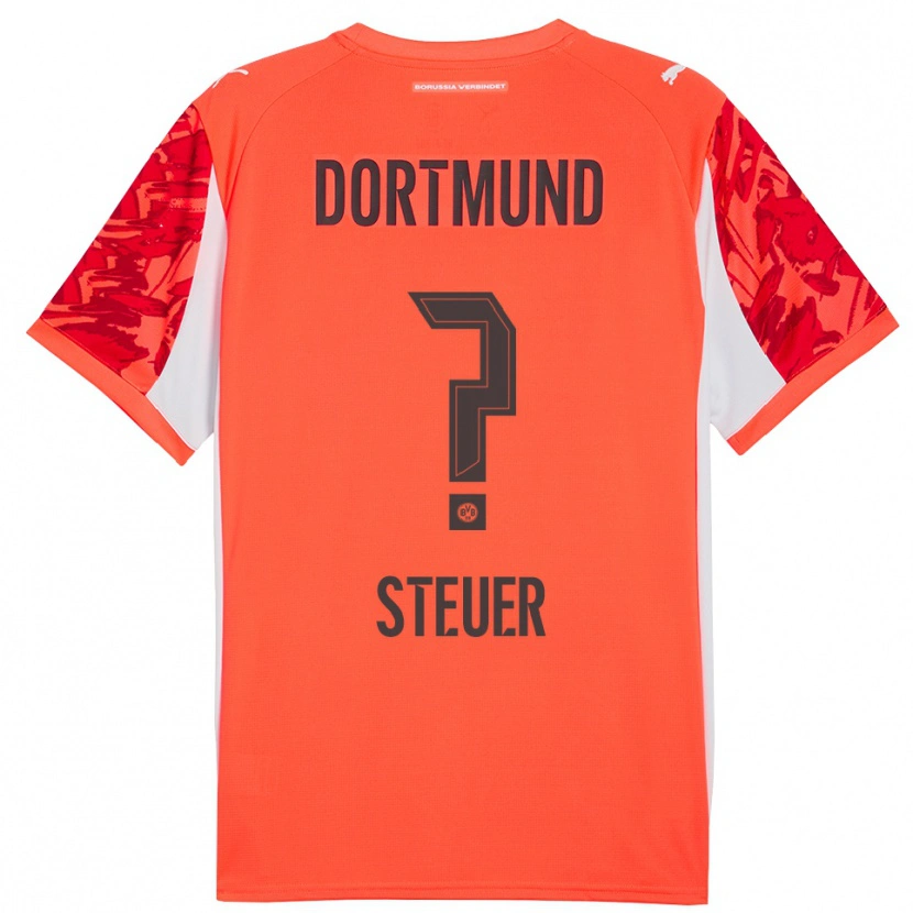 Danxen Women Etienne Steuer #0 Red Orange Goalkeeper Jersey 2025/26 T-Shirt