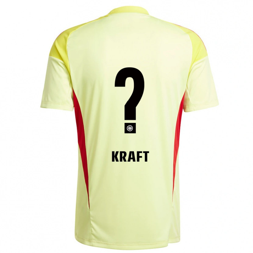 Danxen Women Nico Kraft #0 Light Yellow Black Goalkeeper Jersey 2025/26 T-Shirt