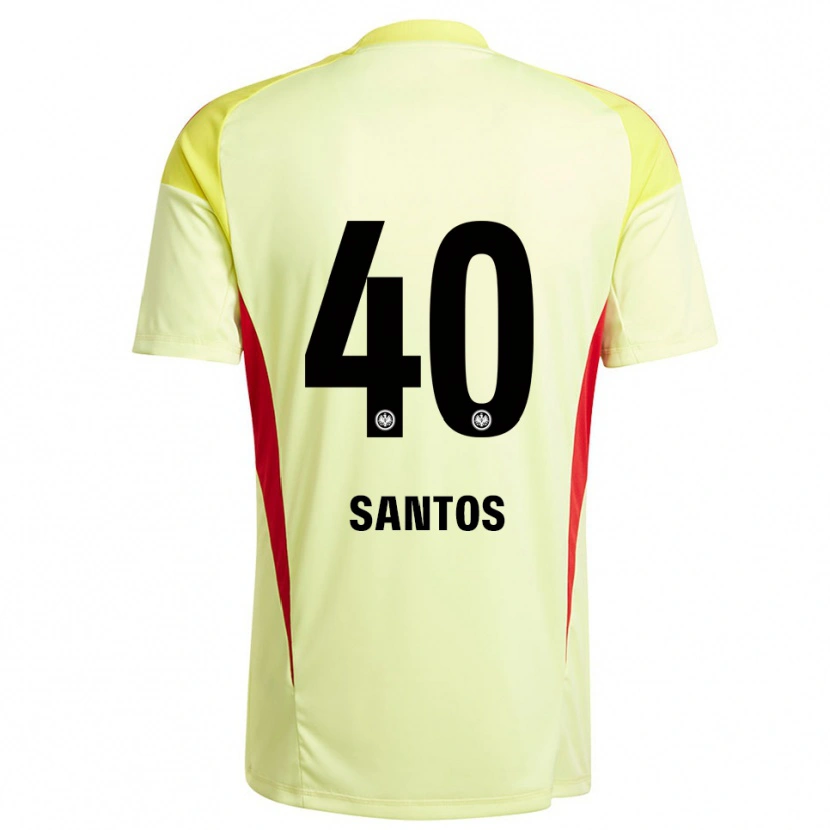 Danxen Women Kauã Santos #40 Light Yellow Black Goalkeeper Jersey 2025/26 T-Shirt