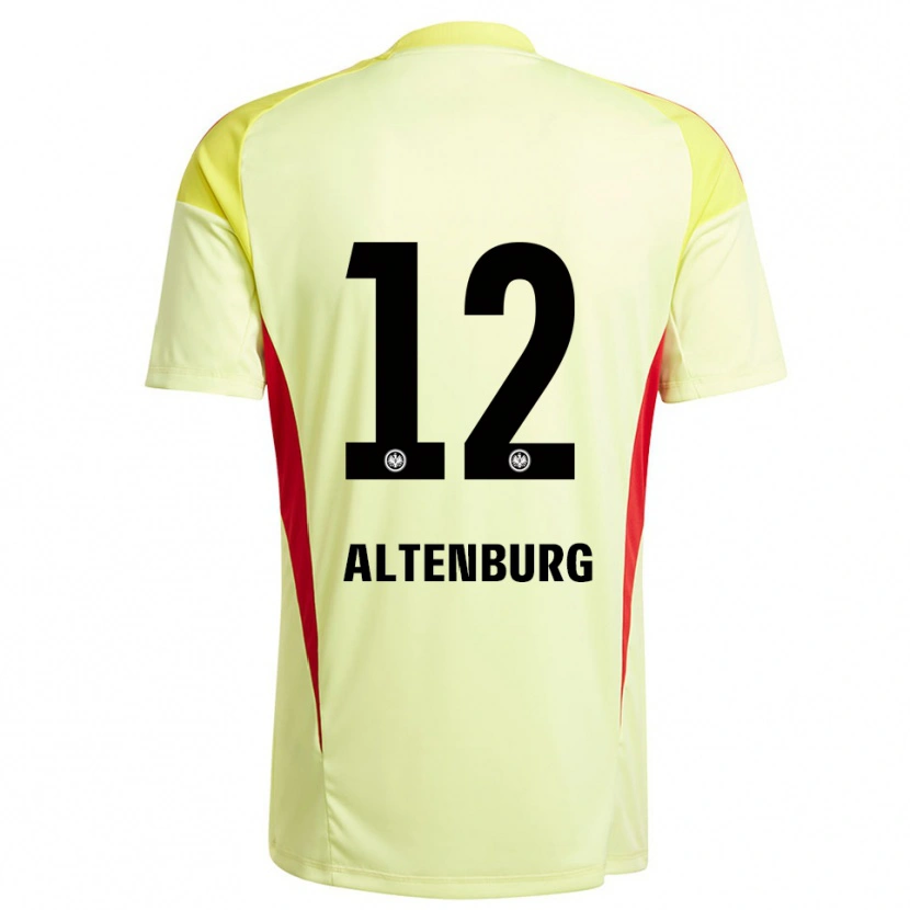 Danxen Women Lina Altenburg #12 Light Yellow Black Goalkeeper Jersey 2025/26 T-Shirt