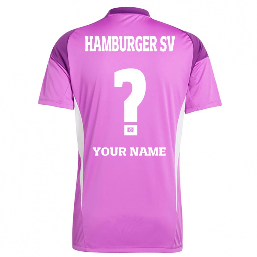 Danxen Women Hamburger SV Lilac White Purple Goalkeeper Jersey 2025/26 T-Shirt
