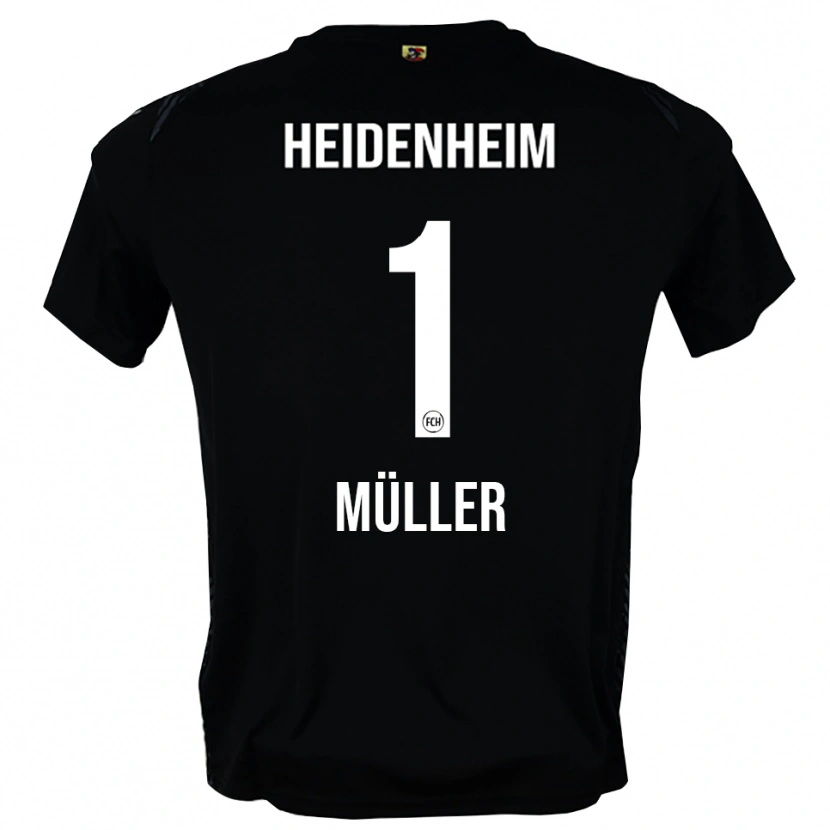 Danxen Women Kevin Müller #1 Dark Gray Black Goalkeeper Jersey 2025/26 T-Shirt