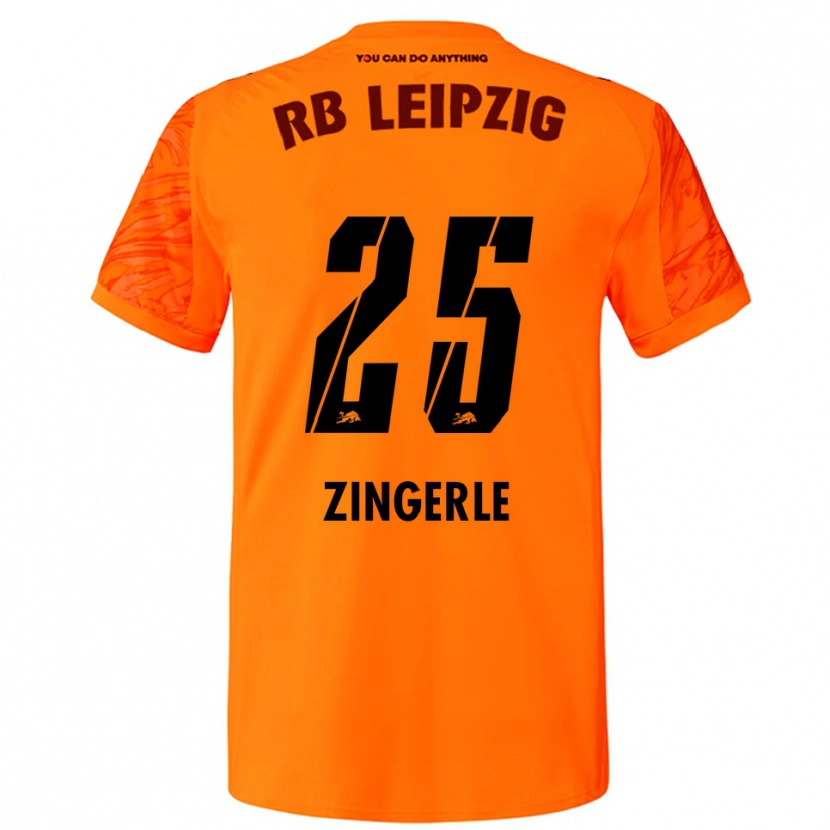 Danxen Women Leopold Zingerle #25 Orange Red Goalkeeper Jersey 2025/26 T-Shirt