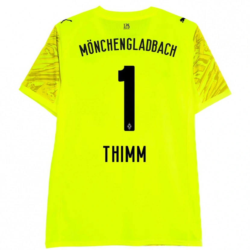 Danxen Women Joshua Thimm #1 Yellow Black Goalkeeper Jersey 2025/26 T-Shirt