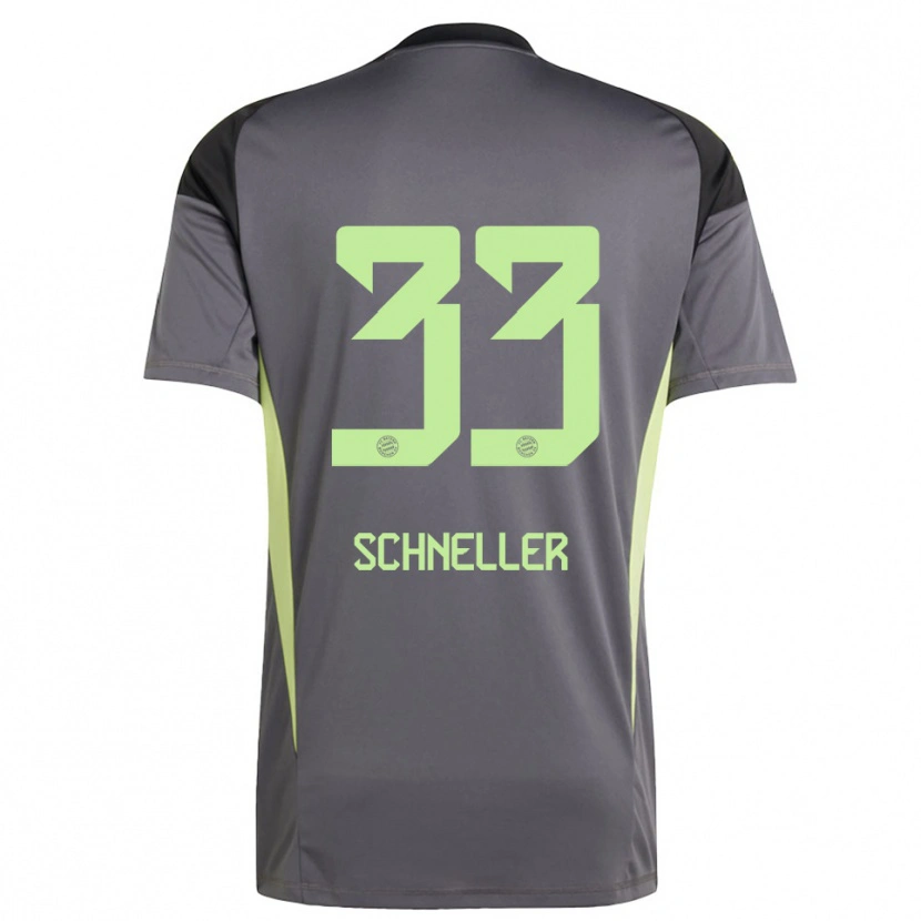 Danxen Women Lukas Schneller #33 Black Green Yellow Goalkeeper Jersey 2025/26 T-Shirt