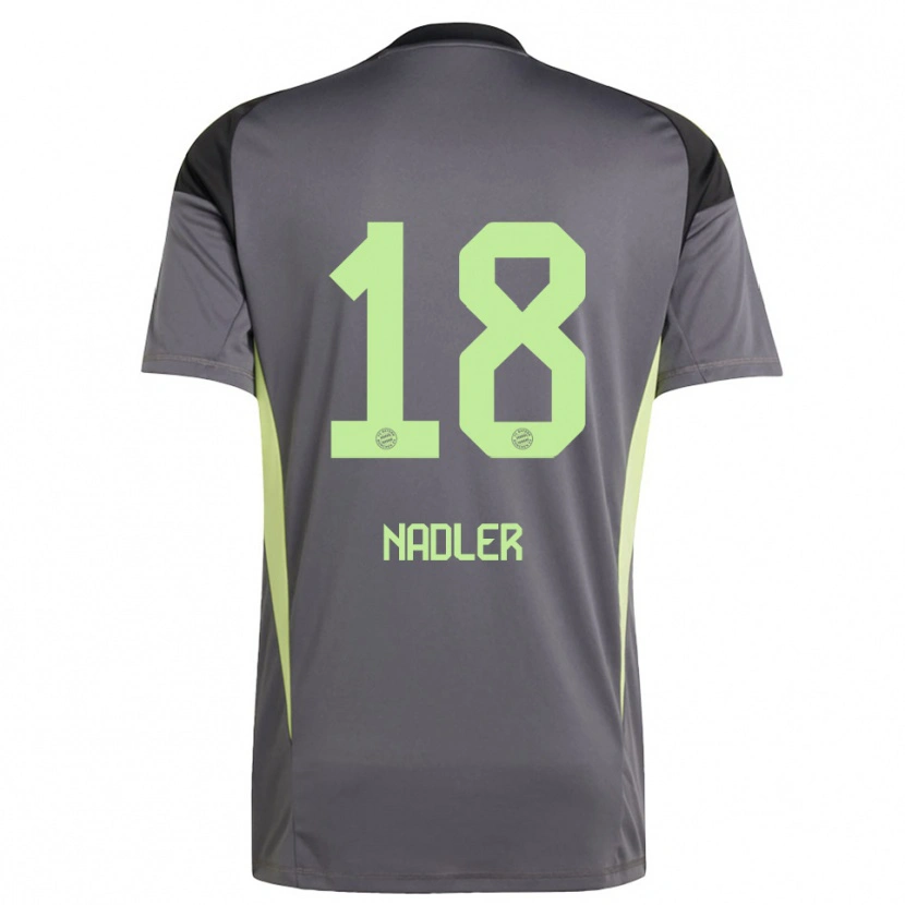 Danxen Women Luis Nadler #18 Black Green Yellow Goalkeeper Jersey 2025/26 T-Shirt