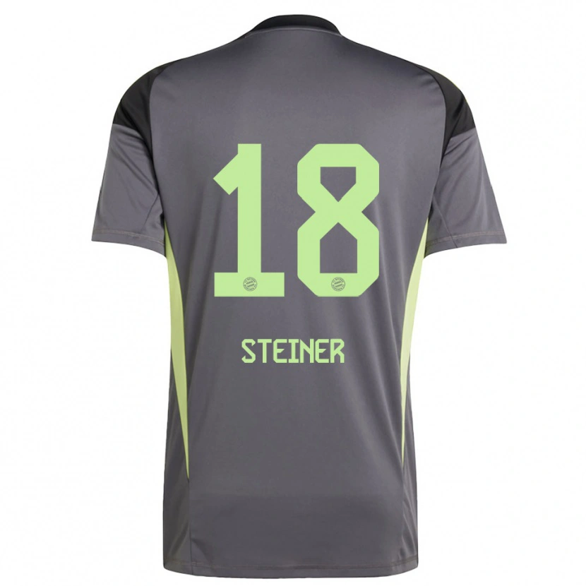 Danxen Women Michael Steiner #18 Black Green Yellow Goalkeeper Jersey 2025/26 T-Shirt