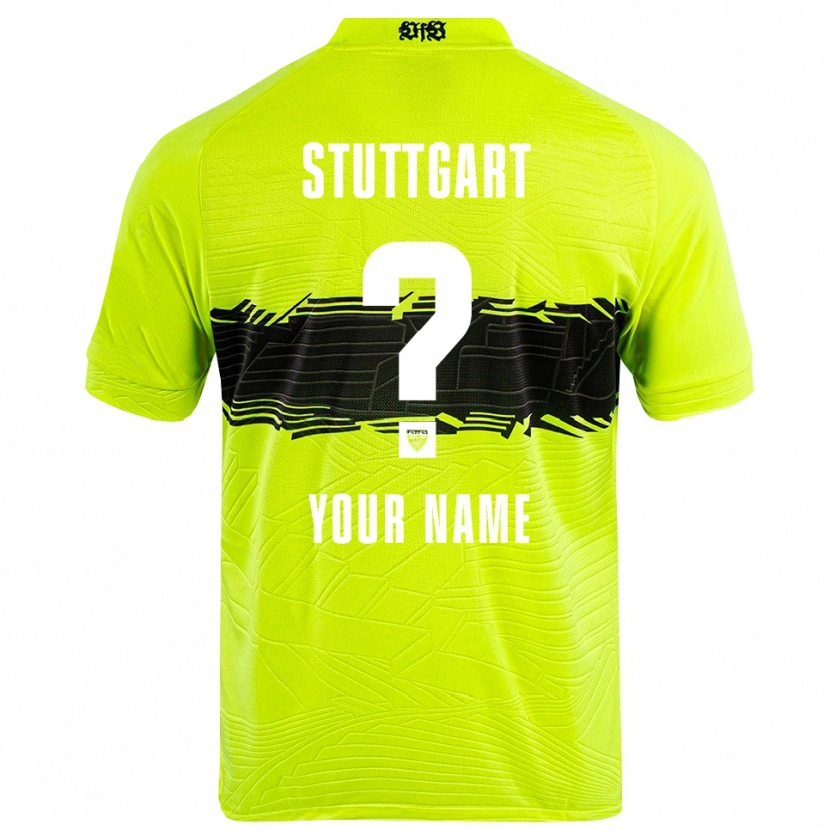 Danxen Women VfB Stuttgart Green Yellow Black Goalkeeper Jersey 2025/26 T-Shirt