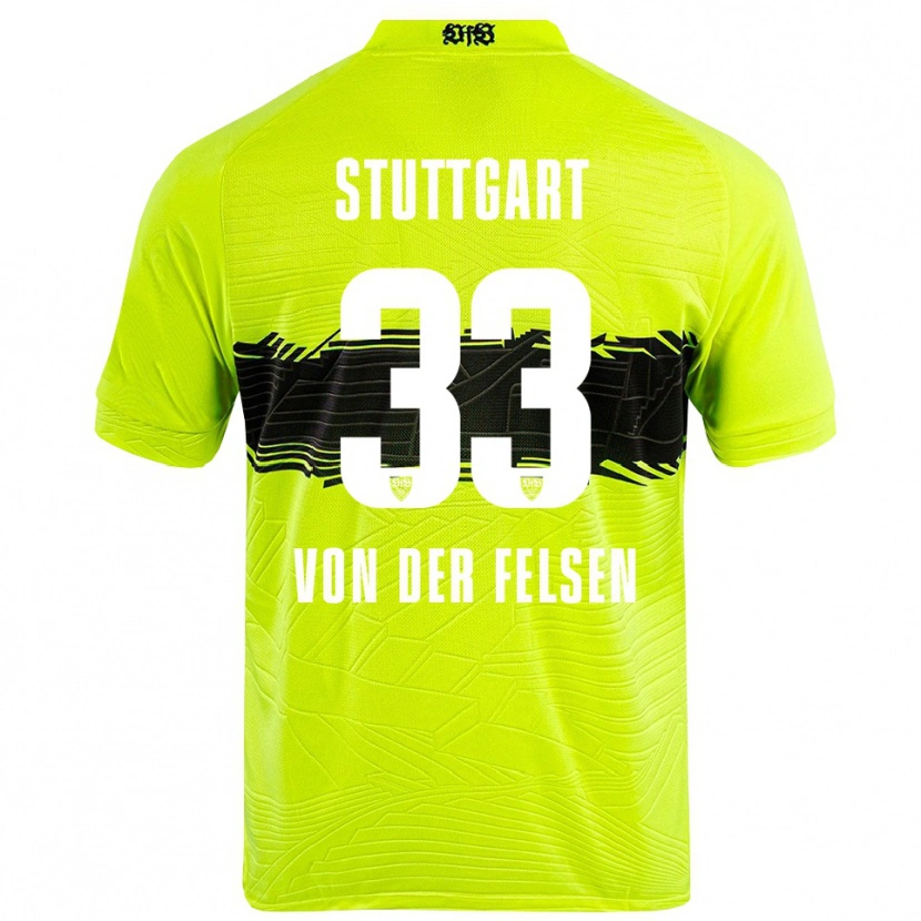 Danxen Women Jerik von der Felsen #33 Green Yellow Black Goalkeeper Jersey 2025/26 T-Shirt
