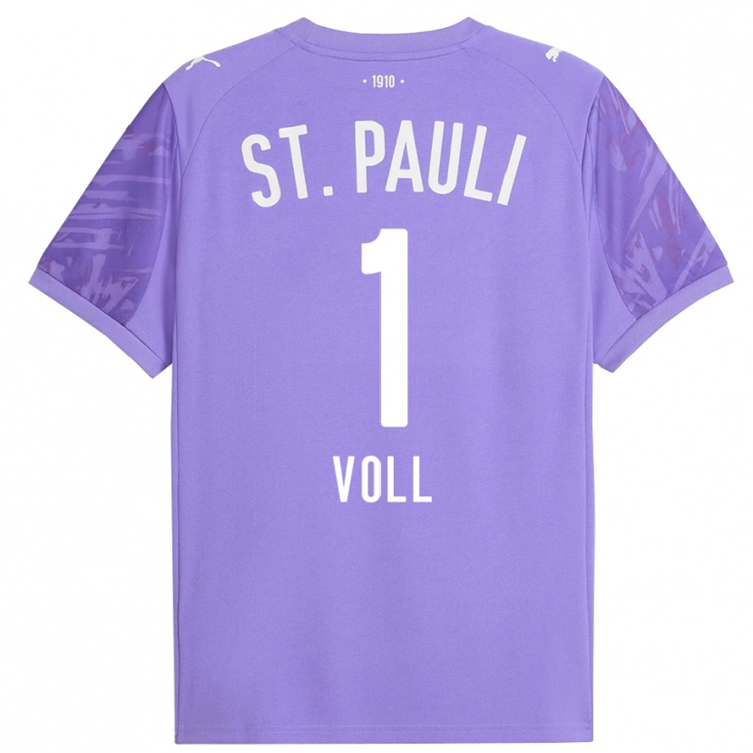 Danxen Women Ben Voll #1 Medium Purple Black Goalkeeper Jersey 2025/26 T-Shirt