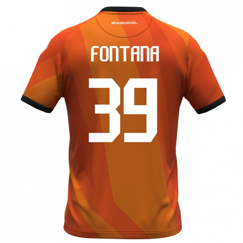 Danxen Women Niccolò Fontana #39 Coral White Black Goalkeeper Jersey 2025/26 T-Shirt