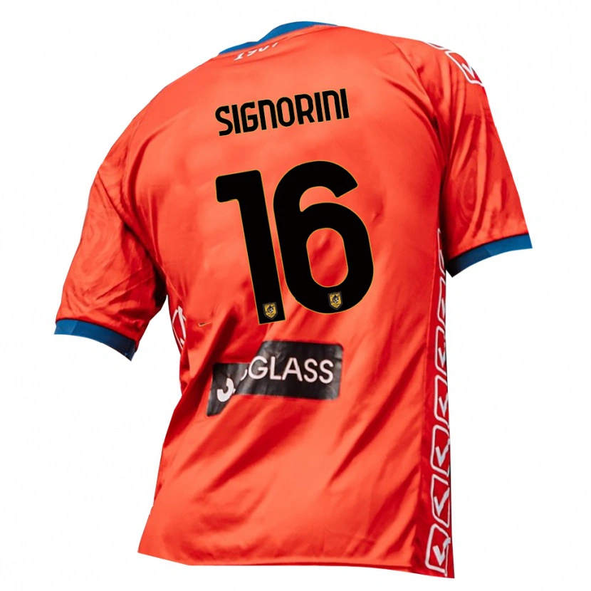 Danxen Women Alessandro Signorini #16 Red Orange Goalkeeper Jersey 2025/26 T-Shirt